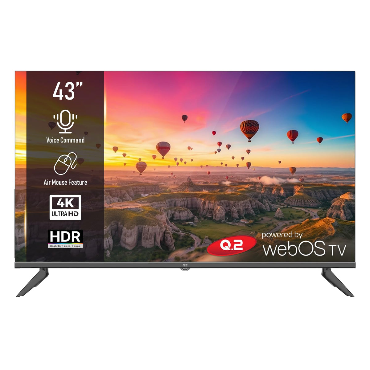 Vraag 2: 43″ 4K UHD LED Smart TV met webOS, Magic Remote & HDR