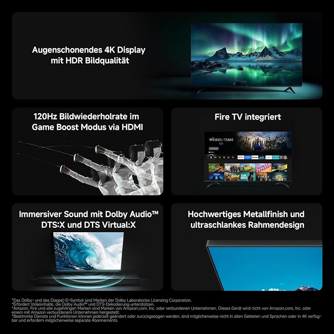 Xiaomi L50MB-FAEU 50″ 4K UHD Fire TV met HDR10, Alexa & Apple AirPlay – 2025