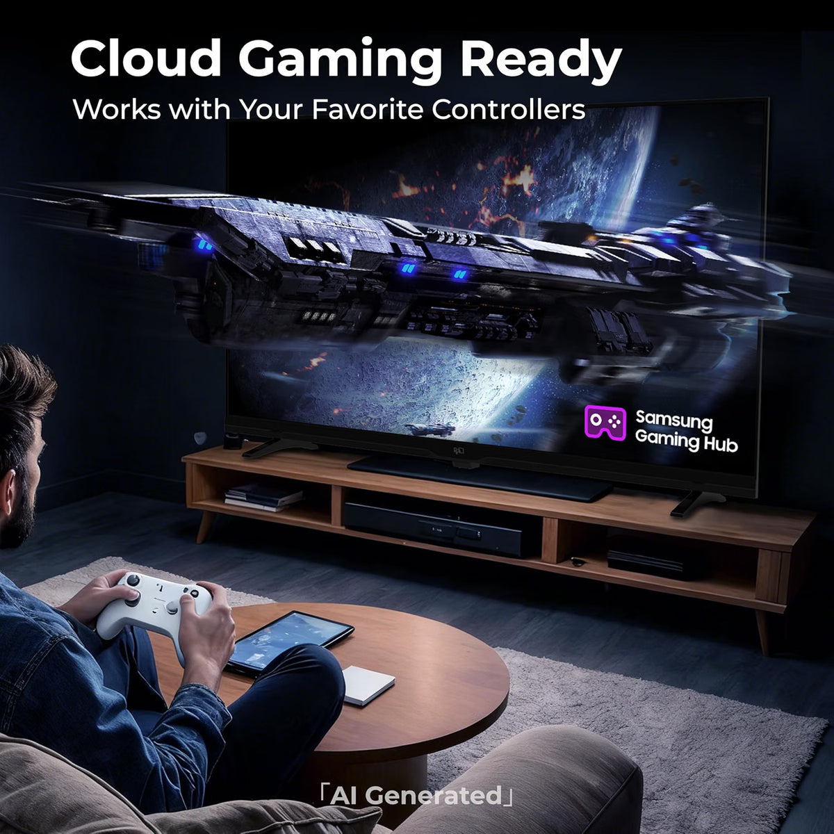 FPD 32″ HD Smart-tv met Tizen OS, HDR10, Dolby Audio & Chromecast