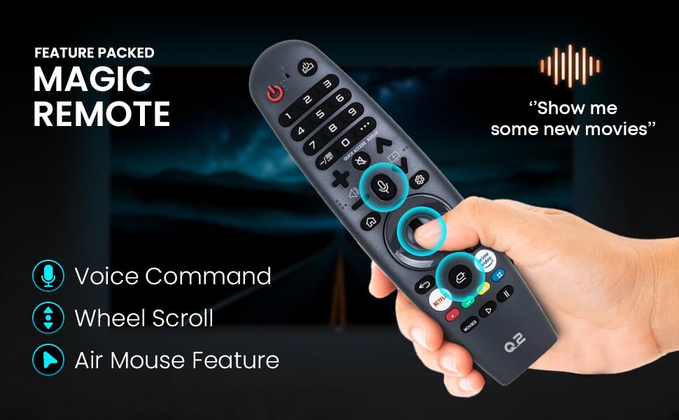 Vraag 2: 43″ 4K UHD LED Smart TV met webOS, Magic Remote & HDR